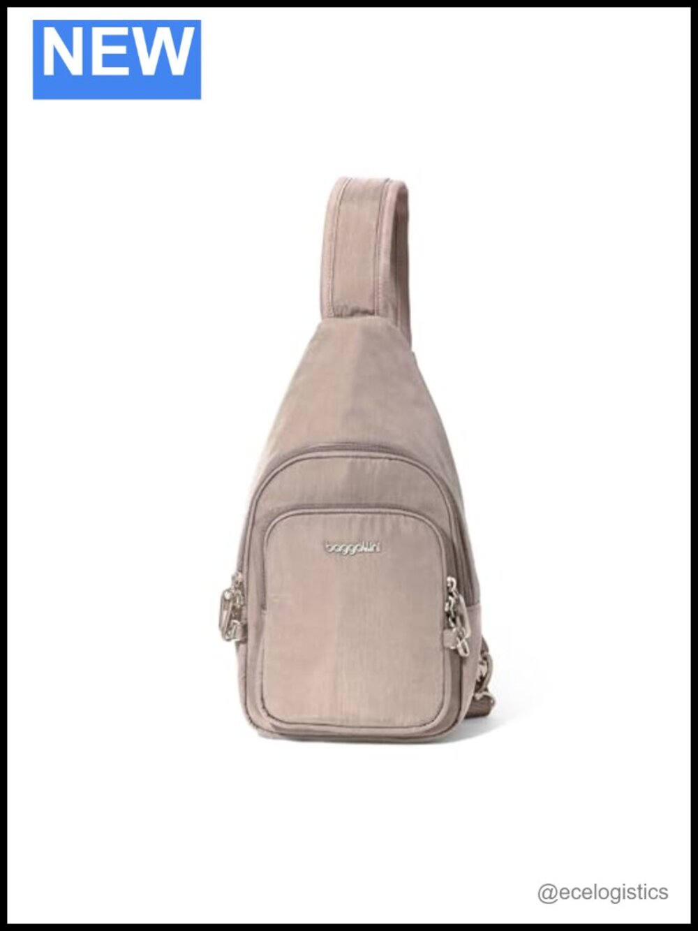 Anti-Theft Sling Crossbody Bag with RFID Protection, Nylon